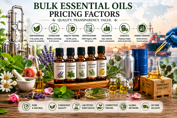 what factors affect the bulk essential oils pricing?