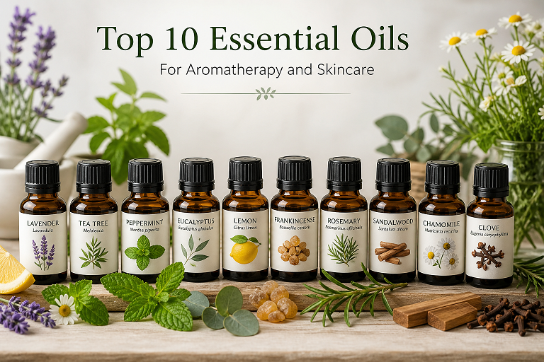 Top 10 Most Popular Essential Oils and Their Uses